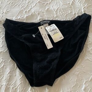 NWT COSABELLA BLACK LACE UNDERWEAR CEYLON BIKINI LARGE